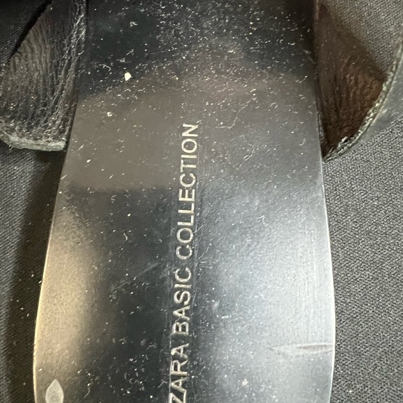 Zara Two-Tone Black and Tan Sandals - Picture 2 of 2